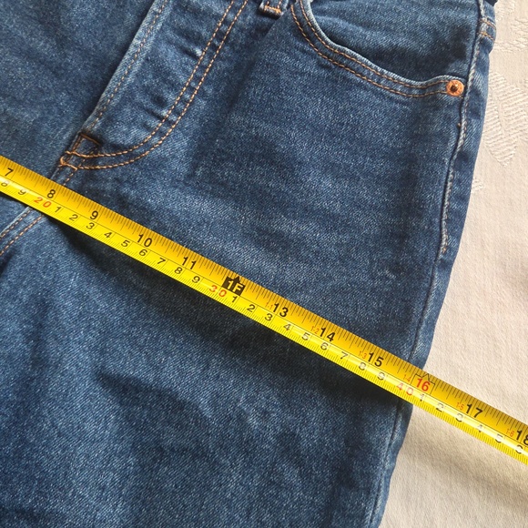 Levi's Wedgie Straight Classic Blue Jean Size 26 - Picture 8 of 11